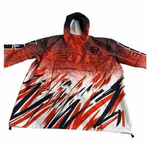 Chalk Line NFL Chicago Bears Sketch Light Anorak Jacket XXL Hoodie 1/2 Zip New